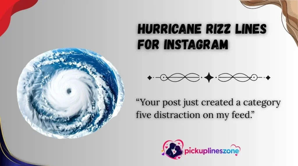 Hurricane Rizz Lines for Instagram
