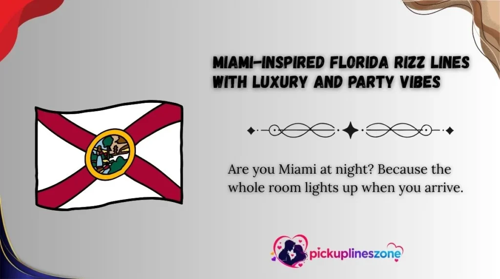 Miami-Inspired Florida Rizz Lines With Luxury and Party Vibes