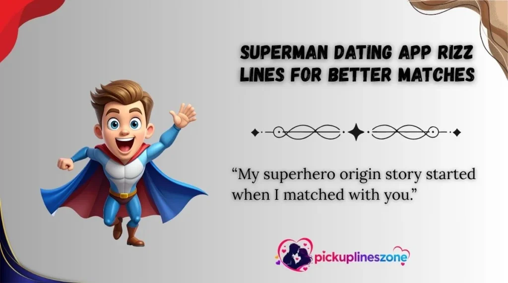 Superman Dating App Rizz Lines for Better Matches