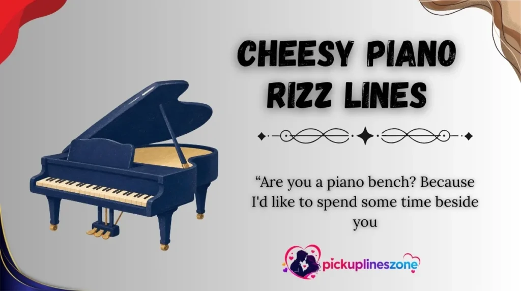 Cheesy Piano Rizz Lines