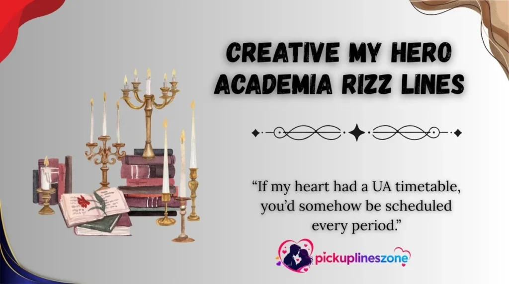 Creative My Hero Academia Rizz Lines