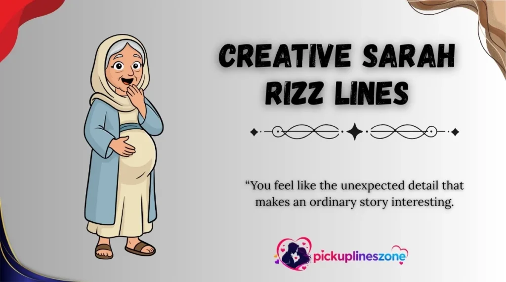 Creative Sarah Rizz Lines