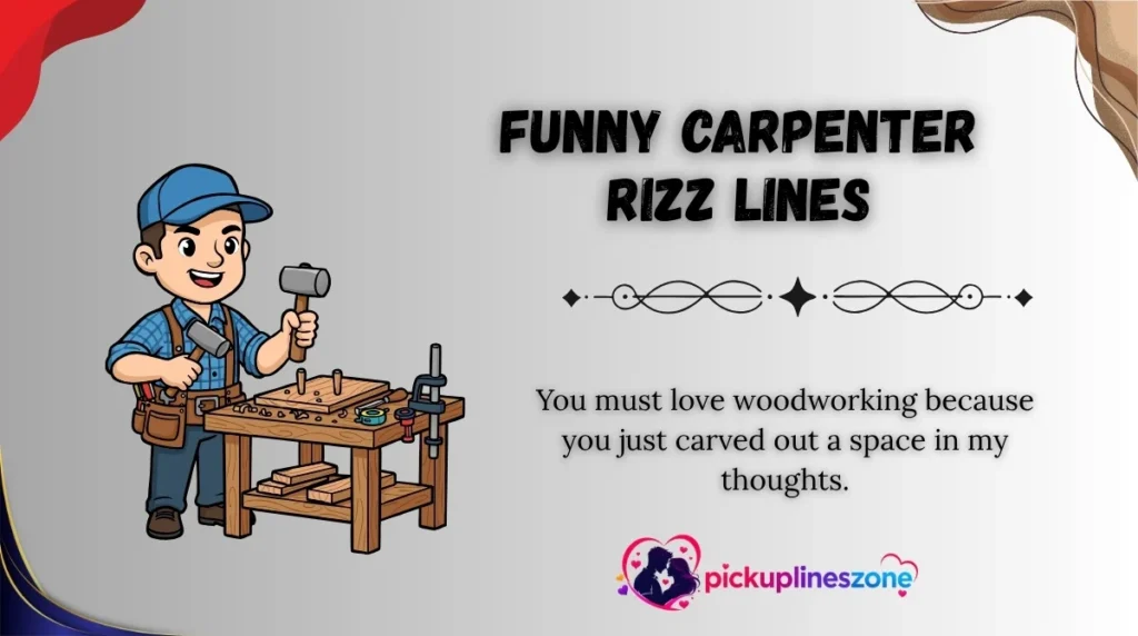 Funny Carpenter Rizz Lines