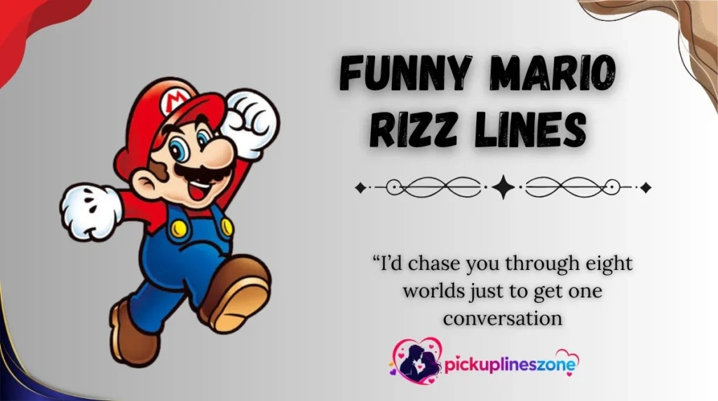 Funny Mario Rizz Lines
