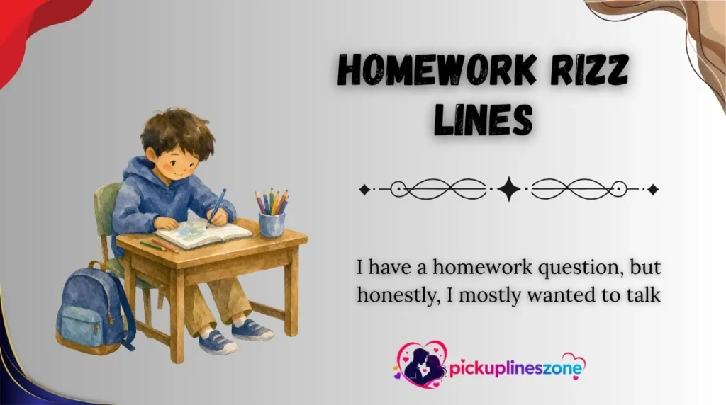 Homework Rizz Lines