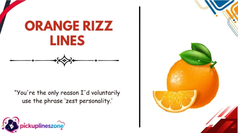 Orange Rizz Lines