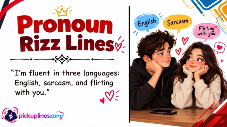 Pronoun Rizz Lines