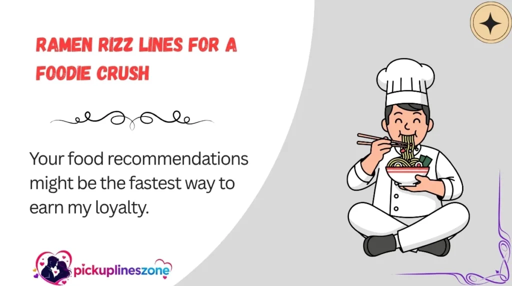Ramen Rizz Lines for a Foodie Crush 