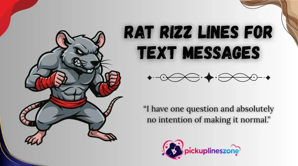 Rat Rizz Lines for Text Messages