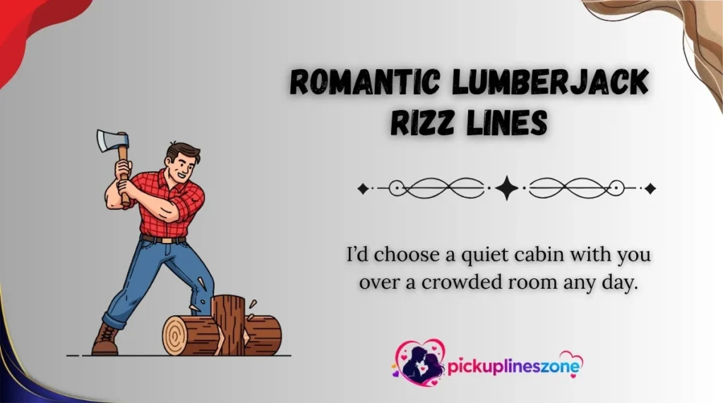 Romantic Lumberjack Rizz Lines