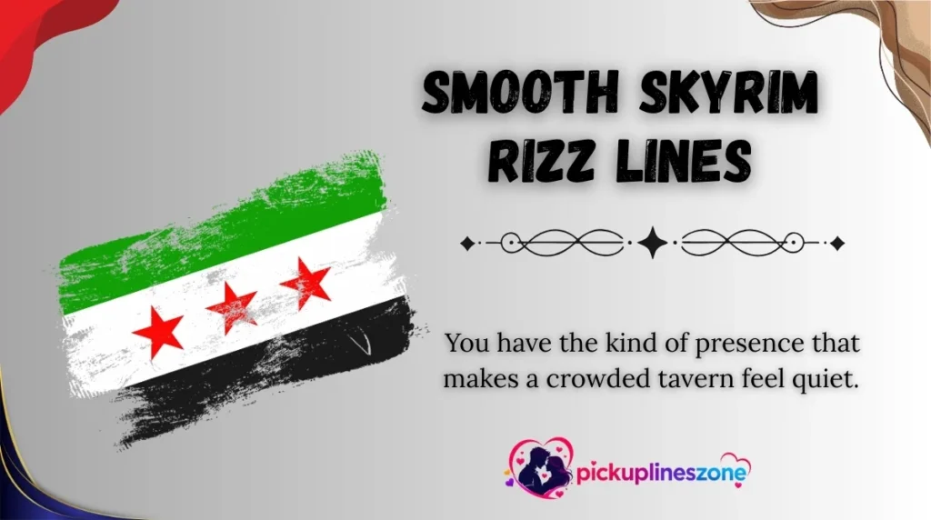 Smooth Skyrim Rizz Lines