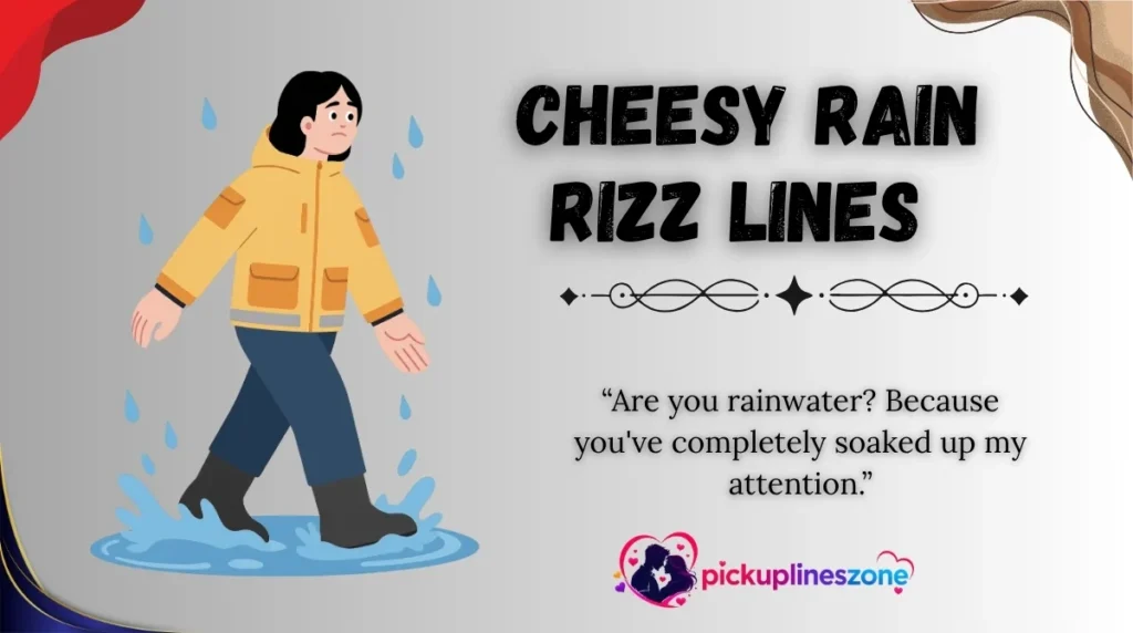 Cheesy Rain Rizz Lines