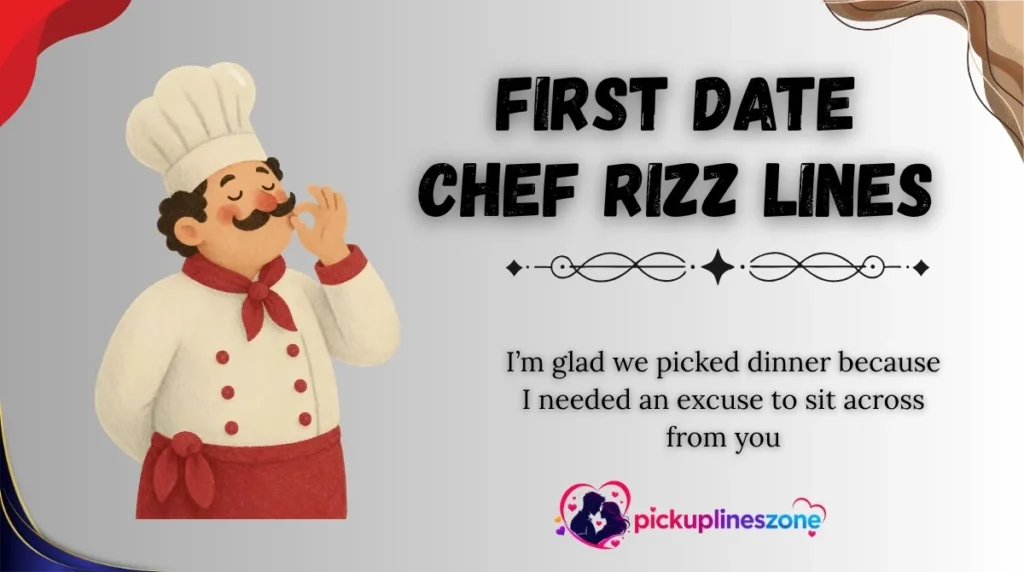 First Date Chef Rizz Lines