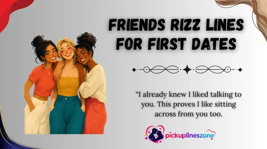 Friends Rizz Lines for First Dates